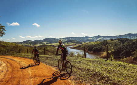 Riding a bike is a sensory experience