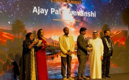 Ajaypal Somvanshi Honoured with Global Investments & Wealth Management Award at Prestigious UAE Ceremony