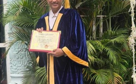 Honoured with Post Doctoral D Lit Degree in  Homoeopathy, Medical Inmovatiin & Global Leadership by French Univercity