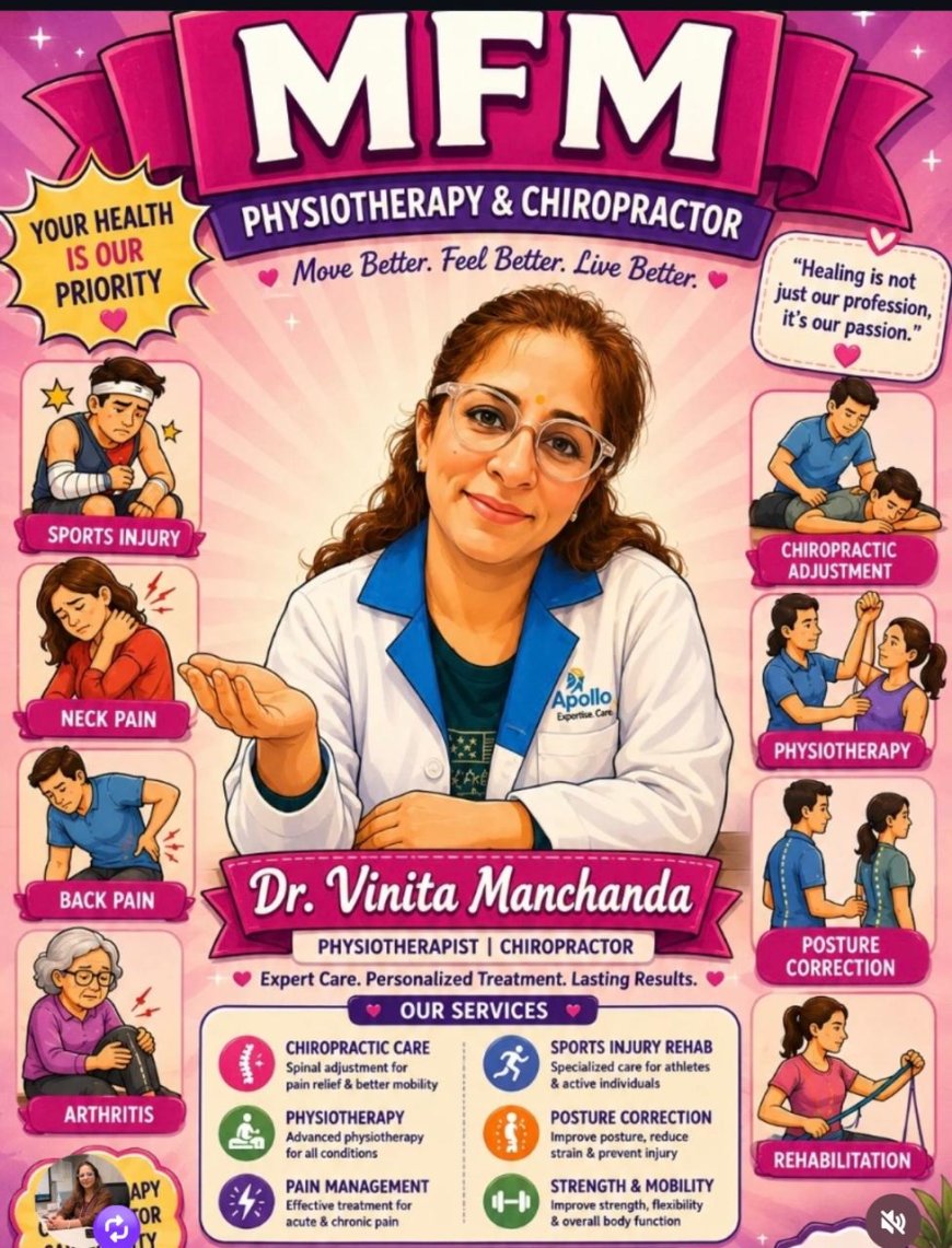 Dr. Vinita Manchanda Introduces MFM Pain Relief Products,