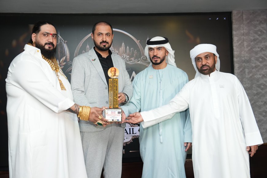 Engr. Zahid Khan Honored with “Business and Real Estate Iconic Award 2026” by PDIAF in Dubai